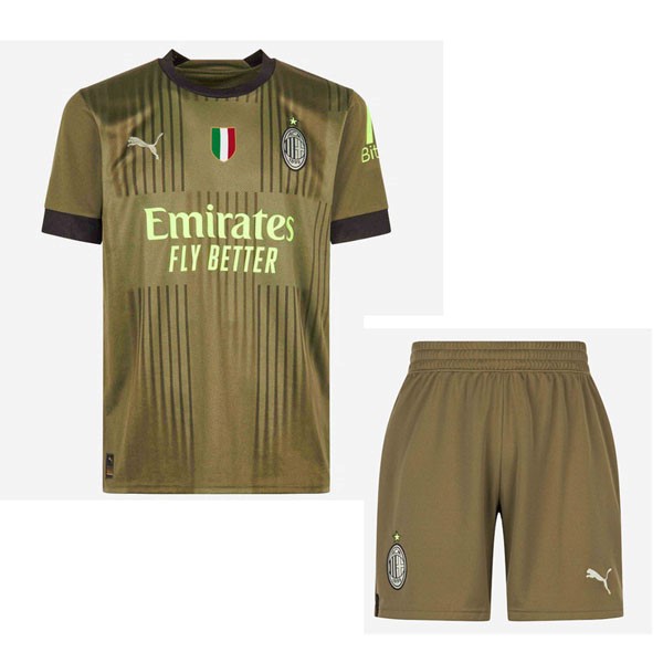 Trikot AC Milan Ausweich Kinder 2022-2023